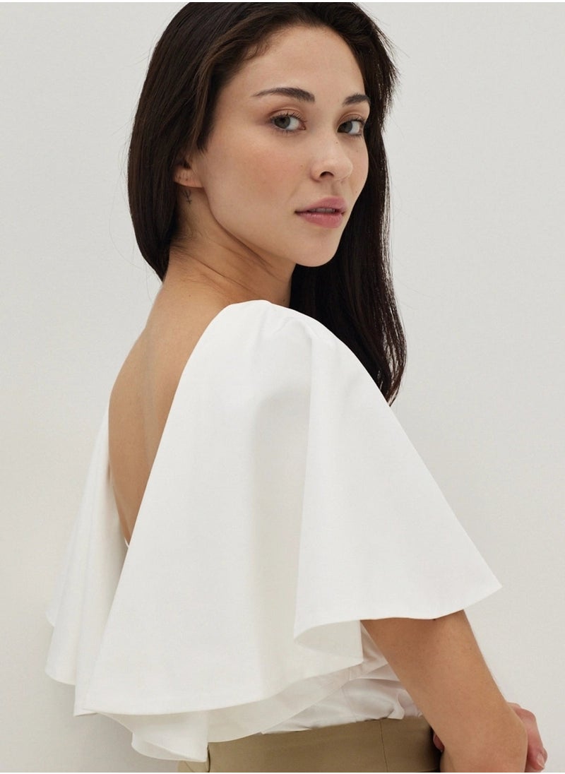 STYCHED - Bogota White Top - Image 1