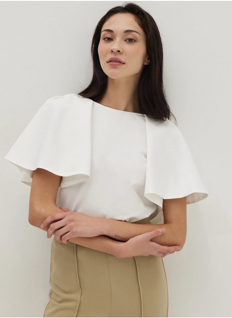 STYCHED - Bogota White Top - Image 1