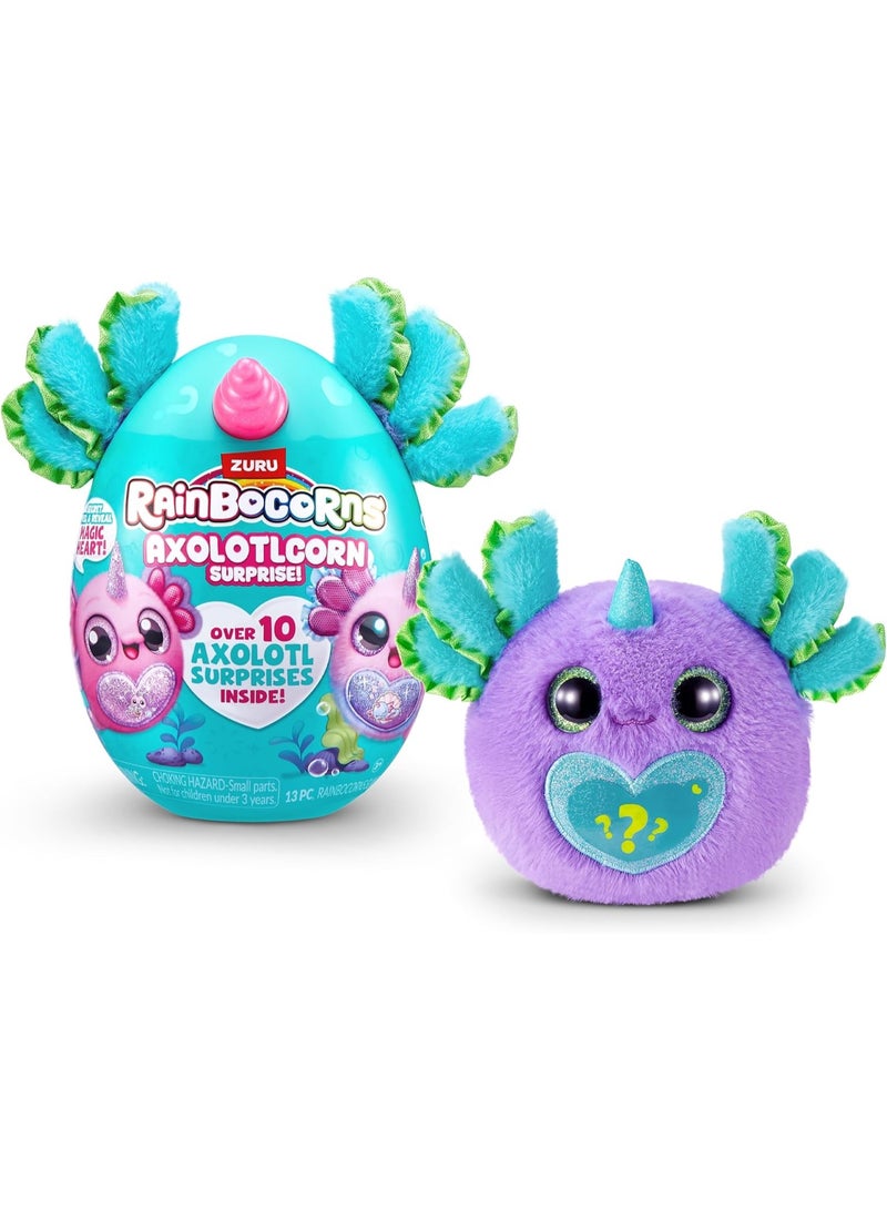 Rainbocorns Axolotlcorn Surprise by ZURU - Collectible Plush Toy for Kids 3+ - Image 2
