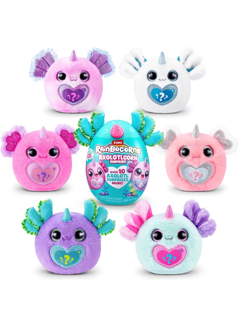 Rainbocorns Axolotlcorn Surprise by ZURU - Collectible Plush Toy for Kids 3+ - Image 5