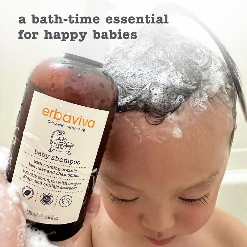 erbaviva Baby Shampoo, 8 Fl Oz - Image 5