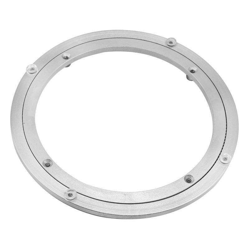 Besimple Aluminium Alloy Turntable Bearing, Heavy Duty Swivel Turntable Lazy Susan Rotating Bearing Turntable Round Dining Table Smooth Swivel Plate Hardware (250mm - 10inch) - Image 1