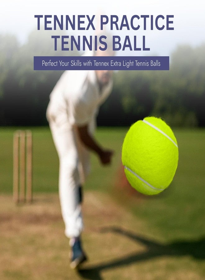 TENNEX Practice Tennis Ball Extra Light (6 pcs Box) - Image 3