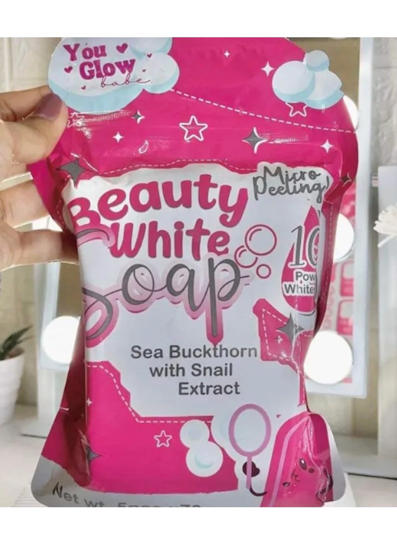 You Glow Babe Beauty white soap sea buckthorn with snail extract 5pcs x 70g  - Image 1