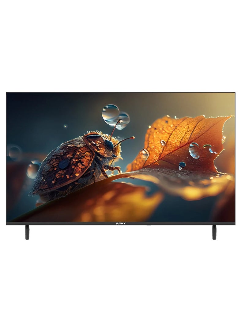 روني تلفزيون ذكي عالي الدقة LED بدون إطار مقاس 43 بوصة - RLD43SAWOR - Image 1