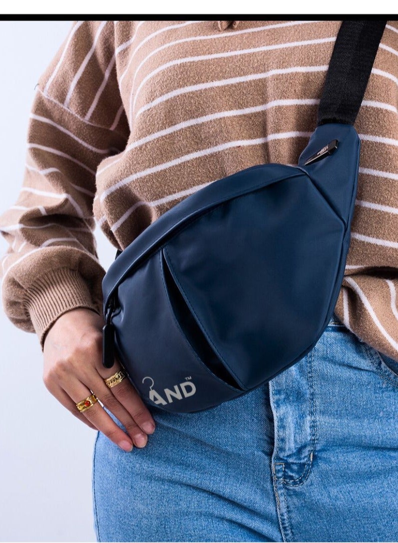 براند ستورز Anti Bacterial Water Proof Cross-Waist Bag - Dark Blue  - Image 2