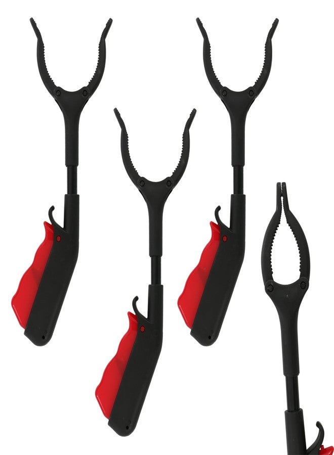 Xorim Short Grabber Reacher Tool, Small Trash Picker Upper Tongs, Mini Grabbers for Adults Litter Pickers Sanitation Workers Seniors(3psc） - Image 1