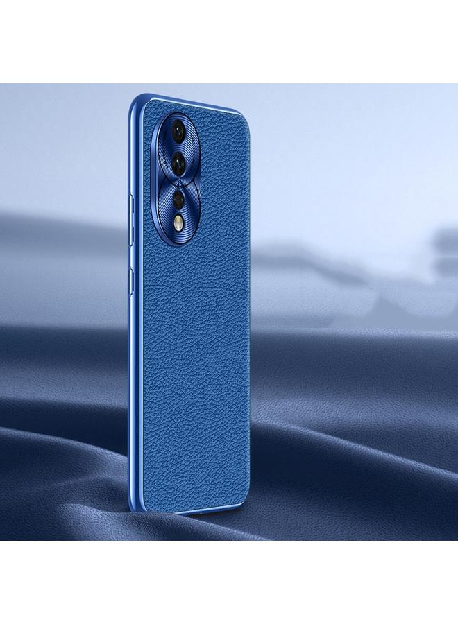 S-TOP Case For Honor 80 Litchi Texture Genuine Leather Phone Case - Image 1