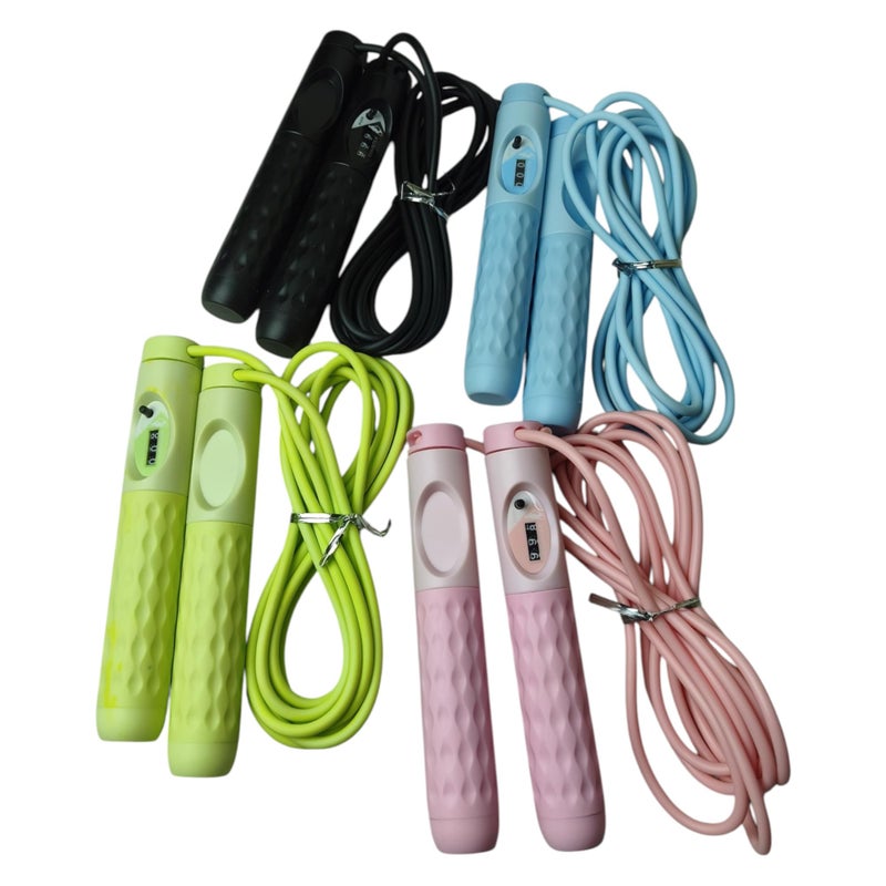 M D Stay Fit MD Stay Fit Jump Rope with Counter Comfortable Handles for Fitness and Cardio Training - Image 5