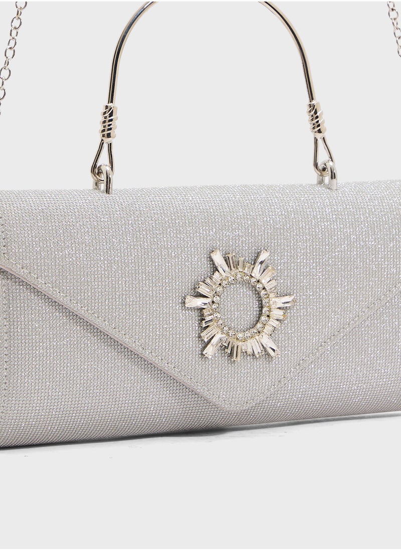 Ella Limited Edition Ladies Sparkly Clutch Bag  - Image 4