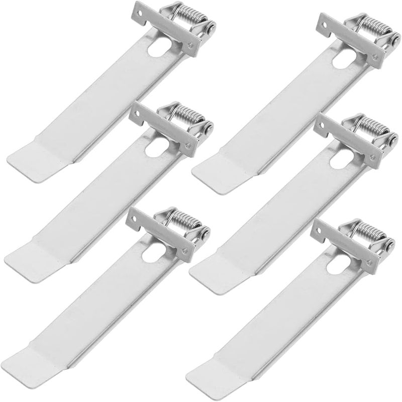 6 قطع مشابك زنبركية للإضاءة المدمجة لمصابيح LED الهابطة وإضاءة السقف سهلة التركيب - Image 1