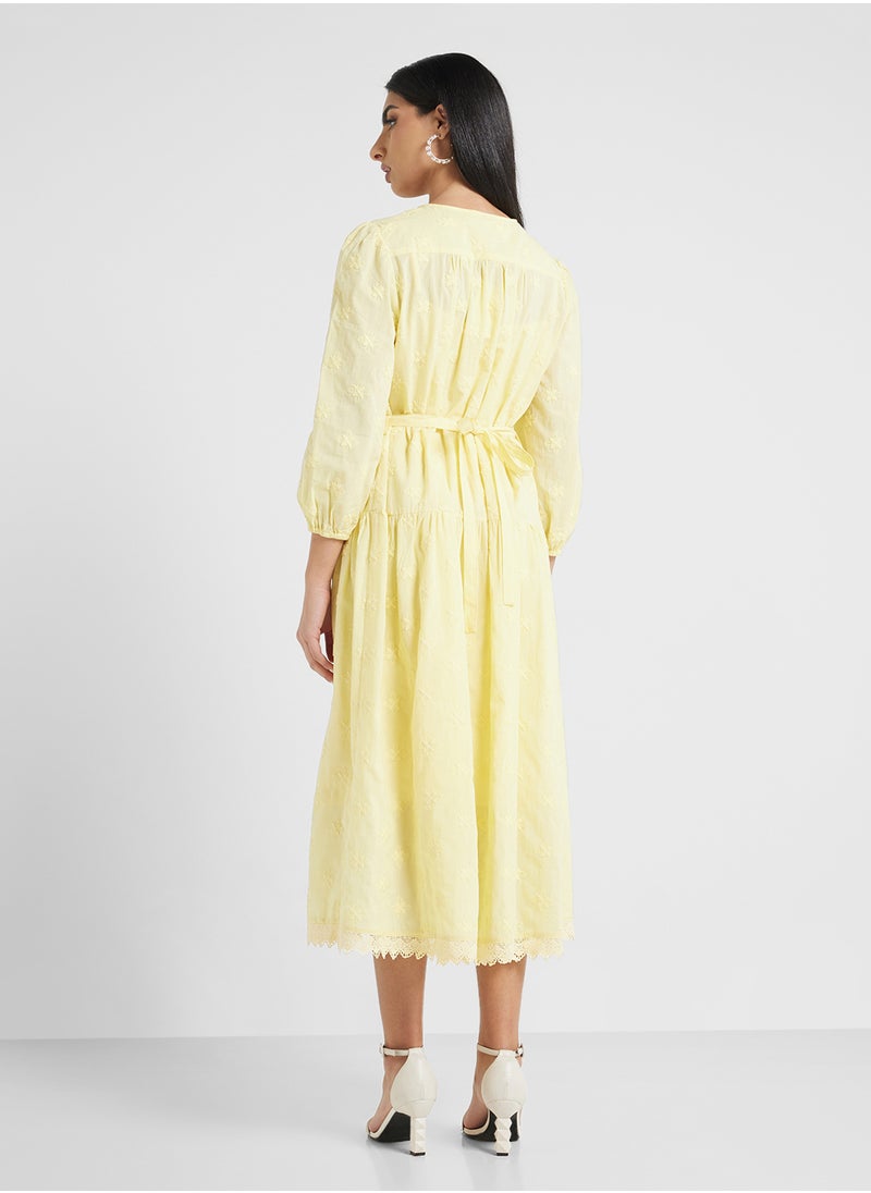 Jovonna London - Colombe Dress-Yellow - Image 1