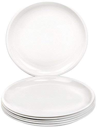 Everbuy Dinner Plates, 12 Pcs | Microwave Safe | Dishwasher Safe | for Heating & Serving | for Breakfast, Lunch, Dinner (White) - Image 2