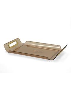 Felli Elegant and Durable Design Rectangular Serving Tray Brown 33.8 x 4.8 x 22.6 cm Y1K150048-AM  - Image 1