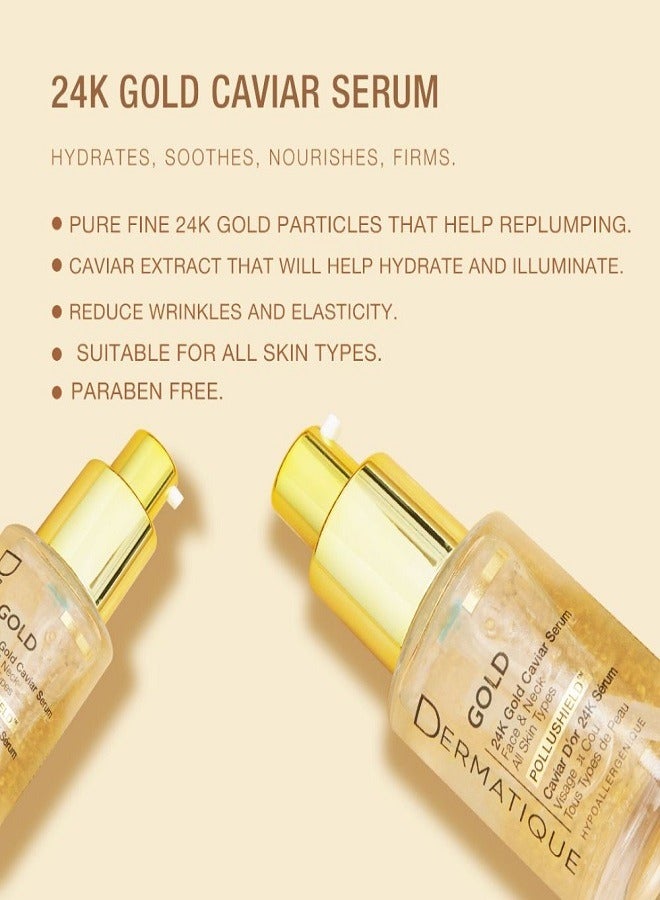 Dermatique 24k Gold And Caviar Serum 30ml - Image 3