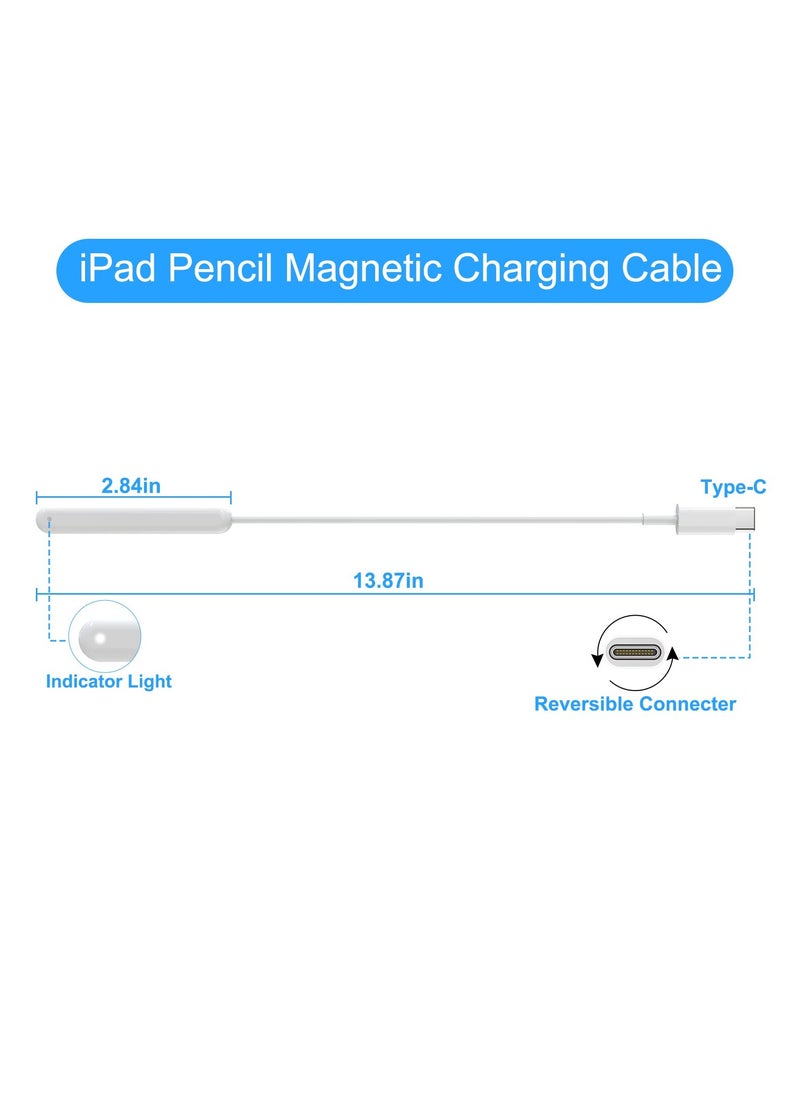 Generic - Lightweight Magnetic Charger for Apple Pencil 2nd Gen - Convenient & Fast Charging Adapter for iPencil 2nd Generation - Image 1