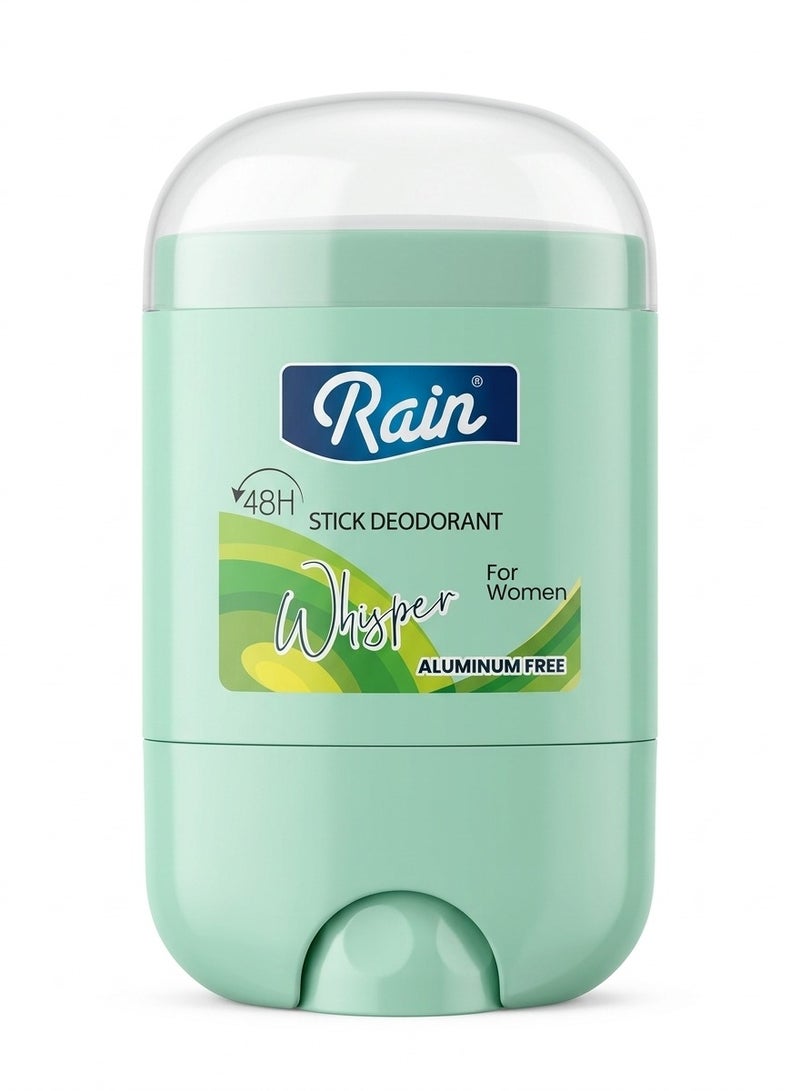Rain Stick Deodorant Whisper For Women 48H Aluminum Free 50ML