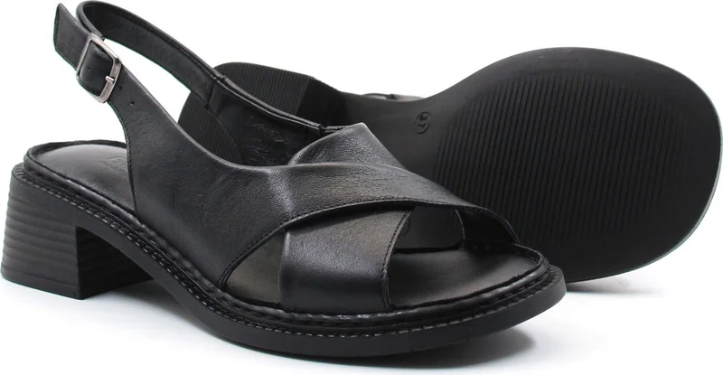فاست ستيب Genuine Leather Women's Classic Slippers 621ZA916