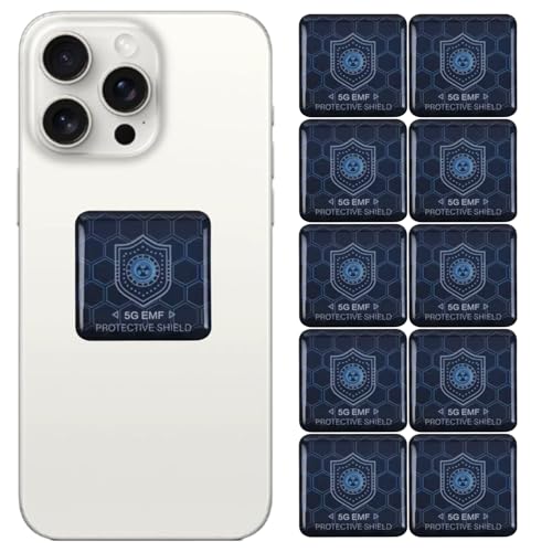 Timpa Innovation Bodywealth Chip for Cell Phone Stickers Blocker Neutralize Shield Protection from Cell Phones cased and Electronic Devices WiFi 5G Tablets Laptops Computers TV Monitors 10Pcs - Image 1