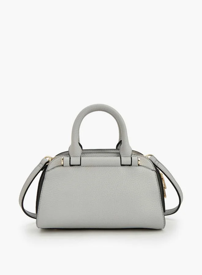 Celeste BLUE Solid Tote Bag With Detachable Strap for Women | Best Price UAE