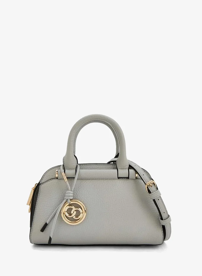 Solid Tote Bag With Detachable Strap