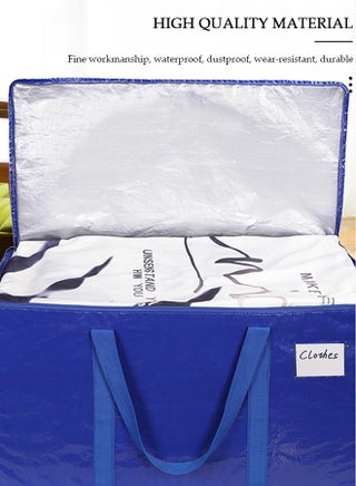 Moving Bags,3 Pcs Pack Larg Storage Bag With Sturdy Handles and Heavy Duty Zippers, Storage Totes Holiday Travel Storage Moving & Clothing Storage Packing Organizer, Prefer for Travelling, Moving, Camping - view 5