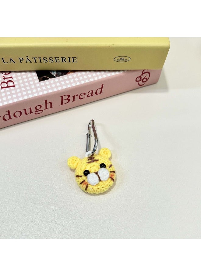 Generic - Plush Cartoon Doll For Apple Airtag Locator Protective Case Pet Anti-Lost Tracker Protective Case-Color:Tiger-Applicable Models:Airtag - Image 1