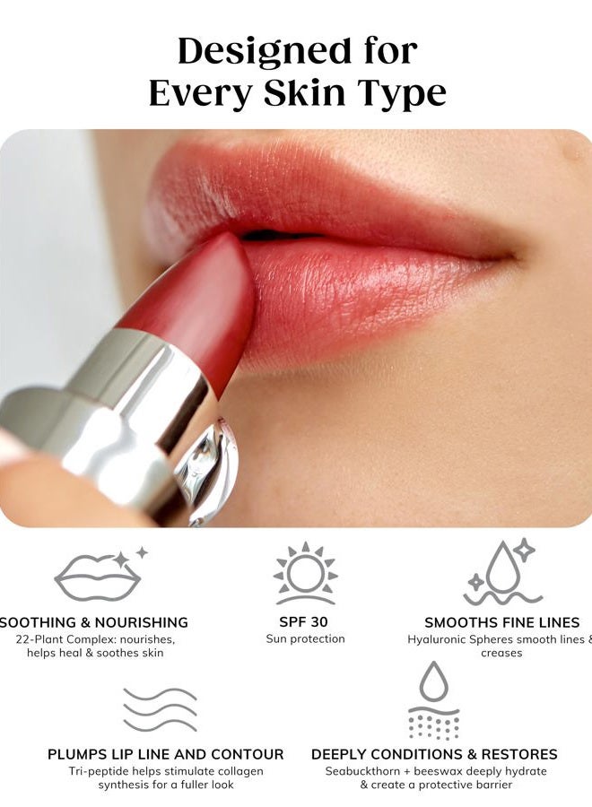 KAPLAN MD KAPLANMD Perfect Pout Lipstick, Revitalizing Treatment + SPF 30 Sunscreen, 0.11 oz - Image 2
