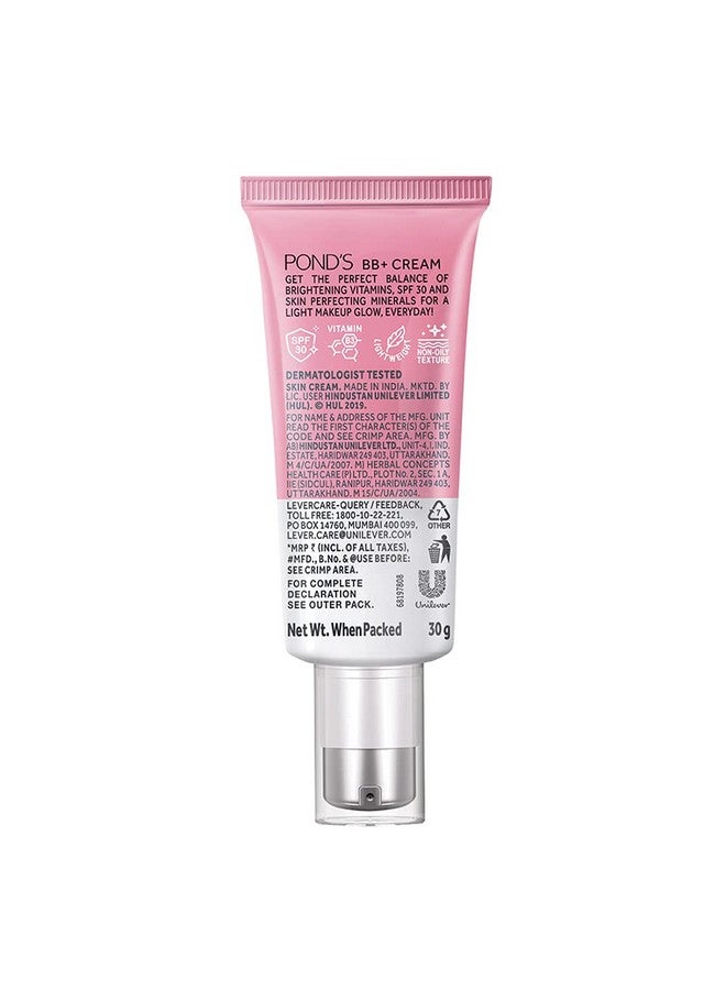 Pond's POND's Bb+ Light Coverage Cream, Instant Spot Coverage For Normal Skin + Natural Glow, 01 Original 30 G, Pack Of 1  - Image 2