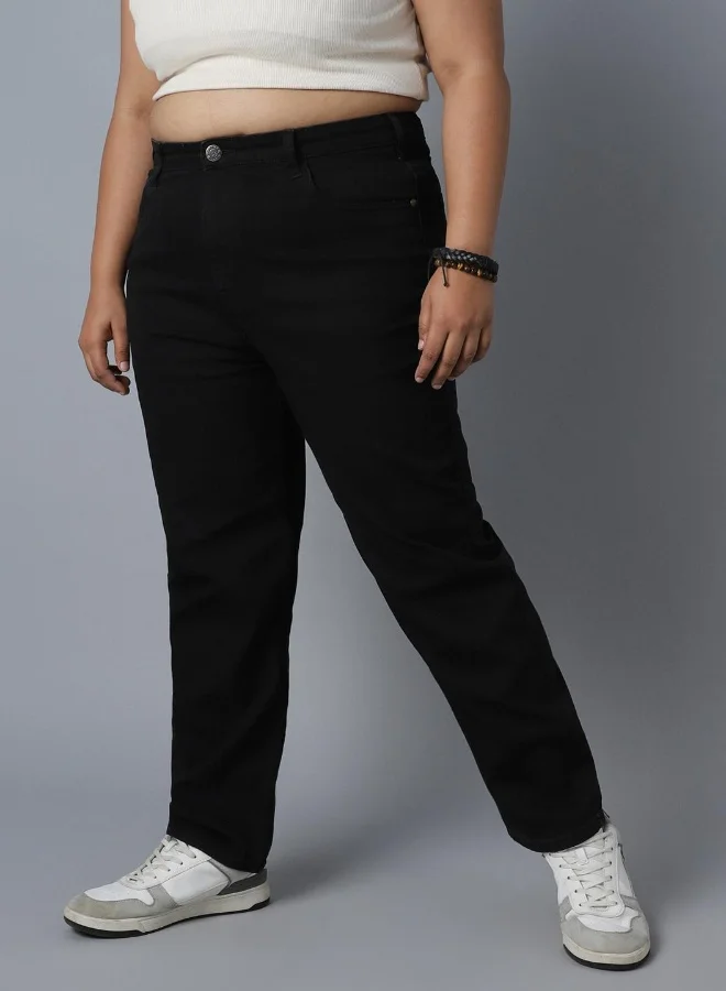 HIGH STAR Women Black Jeans