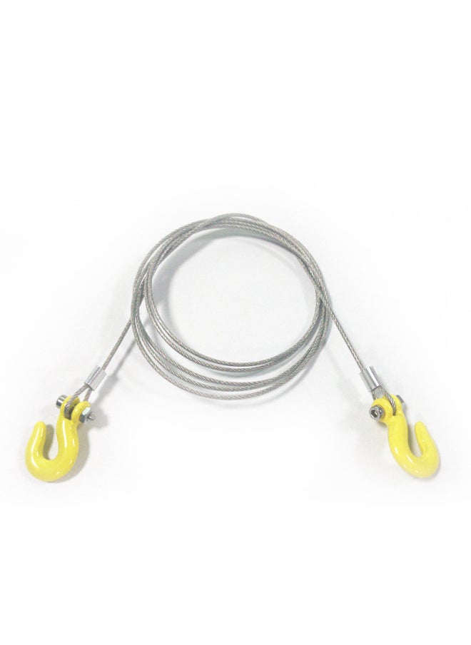 null - 1/10 Simulation Climber TRX-4 Axial SCX10 90046 D90 Trailer Chain Wire Hook-Color:yellow Wire Hook - Image 1