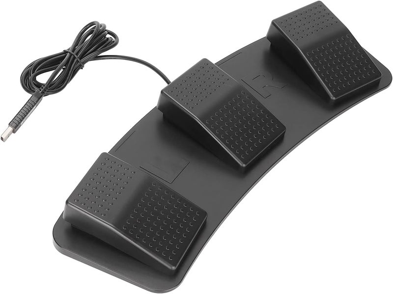 Bewinner Triple USB Foot Pedal, Mechanical Triple Key Controller Switch, USB Foot Control Keyboard Action Switch Pedal for Game Media Instrument - Image 5