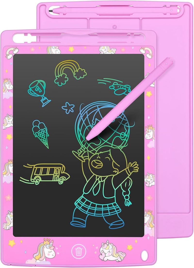 LCD Writing Tablet 8.5 Inch Electronic Writing Drawing Pads Portable Doodle Board Gifts for Kids Toys for Girls Pink - Image 1