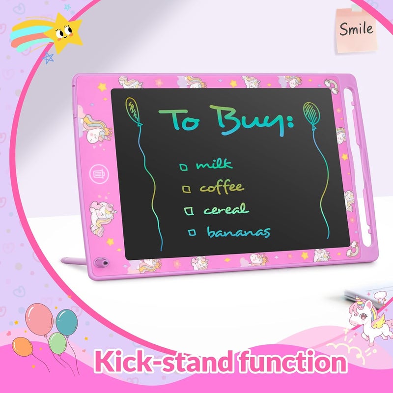 LCD Writing Tablet 8.5 Inch Electronic Writing Drawing Pads Portable Doodle Board Gifts for Kids Toys for Girls Pink - Image 2