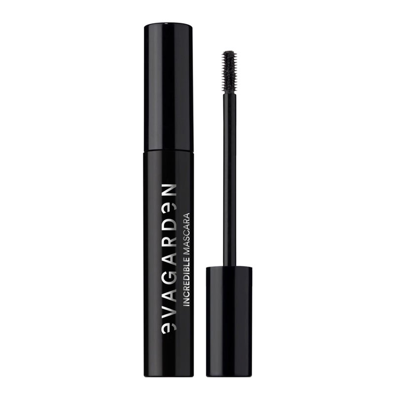 EVAGARDEN Incredible Mascara - Mini Brush Ensures Adequate Product Release on Extreme Hair Angles - Amazing Volume Effect from First Stroke - Coats Lashes for Durable, Bold Eye Appearance - 0.3 oz