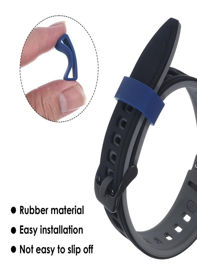 Ymapinc حامل سوار ماجيك باند من Ymapinc - عبوة من 8 حلقات سيليكون للساعات، مشابك قفل، حامل ماجيك باند لسوار الساعة الذكية، أداة إصلاح حلقات السوار، ملحقات بديلة - Image 3