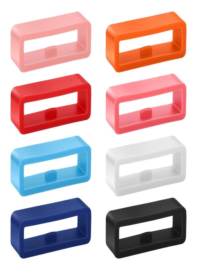 Ymapinc حامل سوار ماجيك باند من Ymapinc - عبوة من 8 حلقات سيليكون للساعات، مشابك قفل، حامل ماجيك باند لسوار الساعة الذكية، أداة إصلاح حلقات السوار، ملحقات بديلة - Image 1