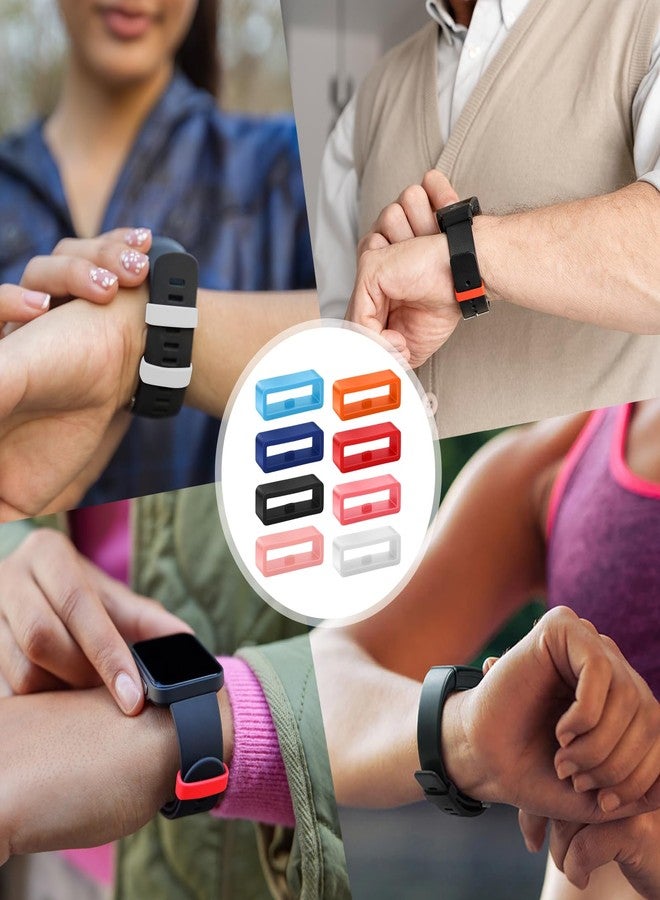 Ymapinc حامل سوار ماجيك باند من Ymapinc - عبوة من 8 حلقات سيليكون للساعات، مشابك قفل، حامل ماجيك باند لسوار الساعة الذكية، أداة إصلاح حلقات السوار، ملحقات بديلة - Image 5