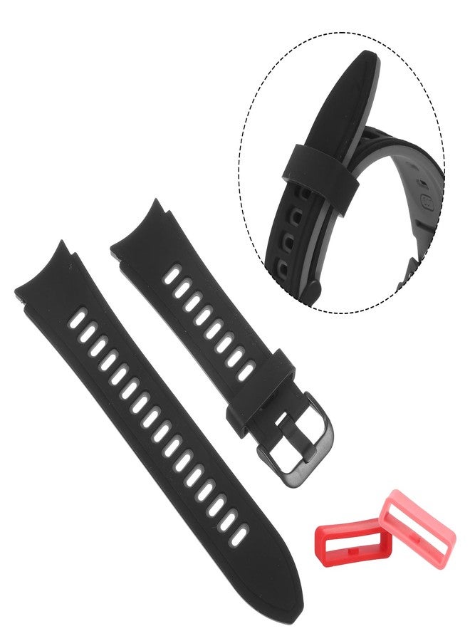 Ymapinc حامل سوار ماجيك باند من Ymapinc - عبوة من 8 حلقات سيليكون للساعات، مشابك قفل، حامل ماجيك باند لسوار الساعة الذكية، أداة إصلاح حلقات السوار، ملحقات بديلة - Image 4