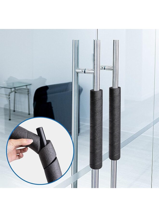 2 Pack Pipe Insulation Foam Tube - 15.7 Inches Black Foam Pipe Covers - Multi-Purpose Soft Foam Tubing for Outdoor Indoor Swimming Pool Handle Water Pipes - Image 1