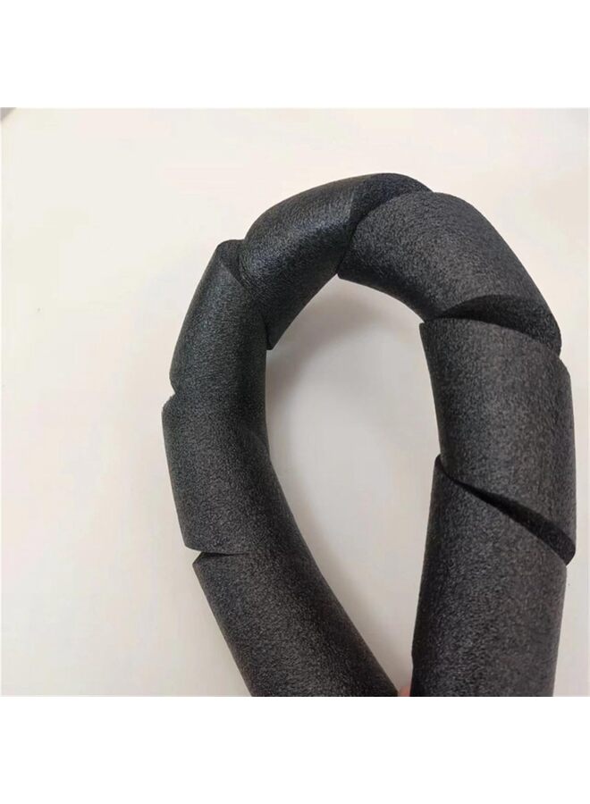 2 Pack Pipe Insulation Foam Tube - 15.7 Inches Black Foam Pipe Covers - Multi-Purpose Soft Foam Tubing for Outdoor Indoor Swimming Pool Handle Water Pipes - Image 4