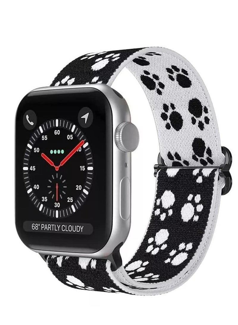 Nylon Solo Loop Stretchy Straps For Apple Watch Band 41mm 40mm 38mm, Elastic Wristbands Strap for iwatch Ultra/Ultra 2 Series 9 8 7 6 5 4 3 2 1 SE 2 SE