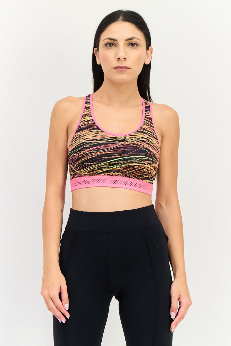 Nike حمالة صدر رياضية للنساء بدون حشوة، متعددة الألوان - Image 1