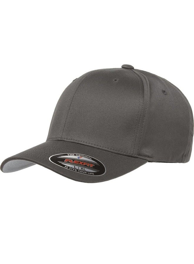 FLEXFIT Men's Athletic Baseball Fitted Cap, Gray, S-M - Image 1