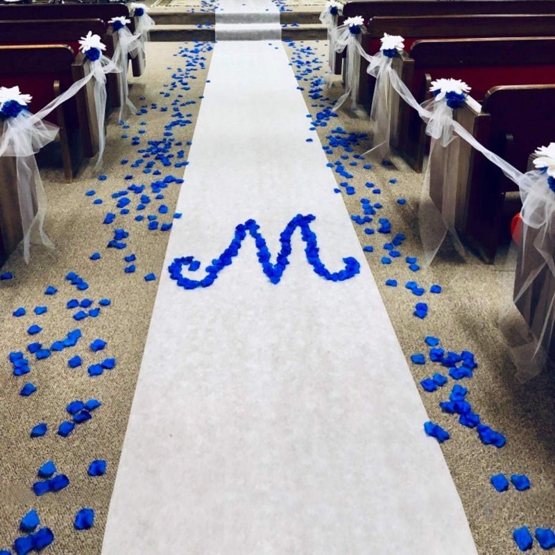Neo LOONS 1000 Pcs Artificial Silk Rose Petals Decoration Wedding Party Color Sapphire Blue - Image 3