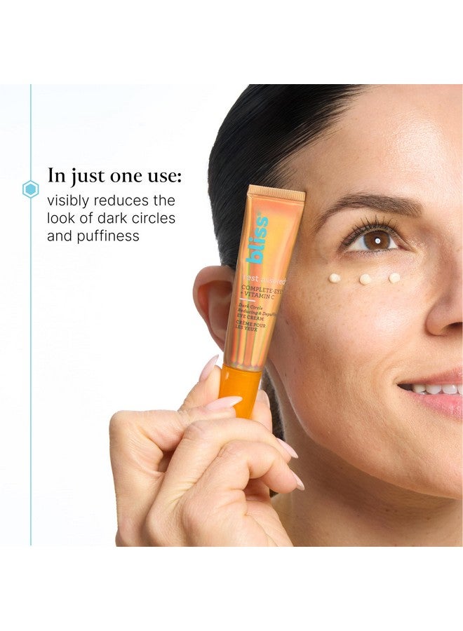 بليس كريم العيون Bliss Rest Assured ™ مع فيتامين C والكافيين - 0.5 أونصة سائلة - كريم للعين يقلل الهالات السوداء ويزيل الانتفاخات - نظيف - نباتي وخالٍ من القسوة - Image 2