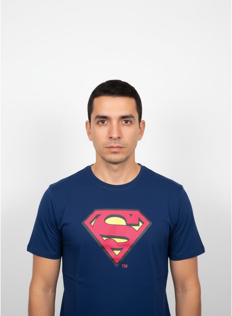 SUPERMAN T-SHIRT MENS SUPERMEN R/N S/S FZ - Image 2