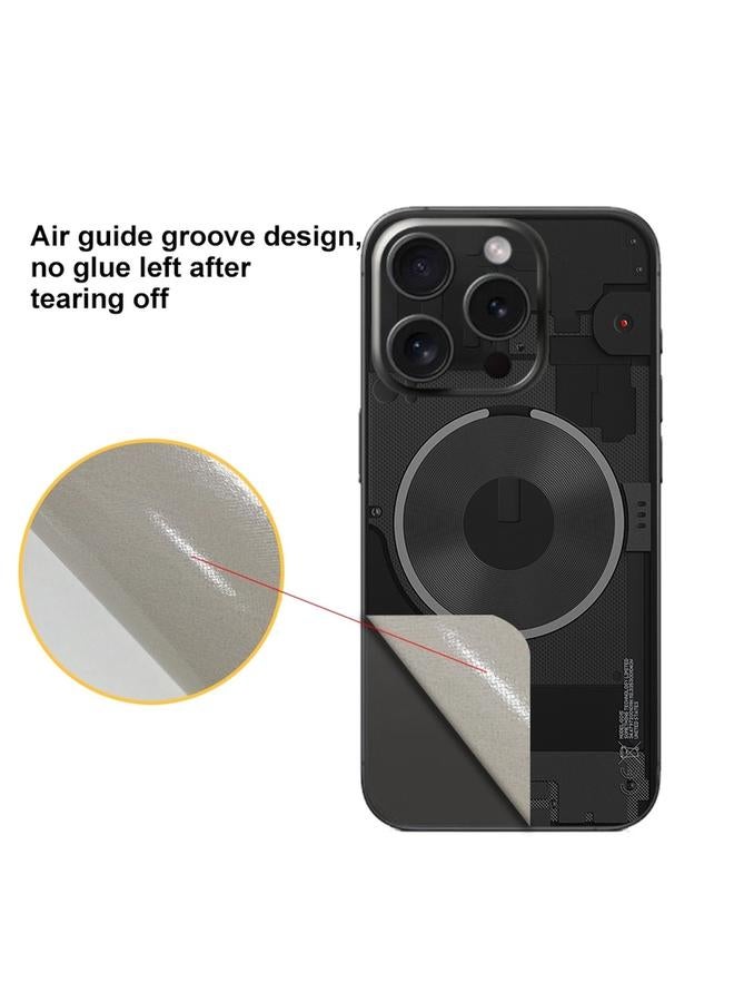 اس-توب جراب لهاتف iPhone 15 Plus، ملصق لاصق PET شامل للهاتف - Image 3