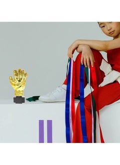 Rock Pow Award Trophies Goalkeeper Trophy Gold Glove Trophy Gloves Shape Soccer Match Award Cups for Office School Kindergarten  - Image 5