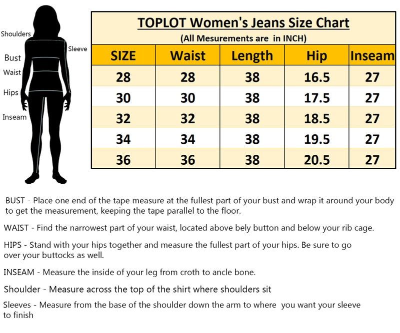 TOPLOT Jeans for Women || High Rise Distressed Regular Length Denim Jeans || Skinny Fit Jeans for Women (Jeans-5152-Black-28) - Image 3
